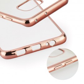 ΘΗΚΗ ΣΙΛΙΚΟΝΗΣ LUXURY HUAWEI P8 LITE ROSE GOLD