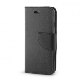 ΘΗΚΗ ΒΟΟΚ FANCY SAMSUNG S6 EDGE ΜΑΥΡΗ